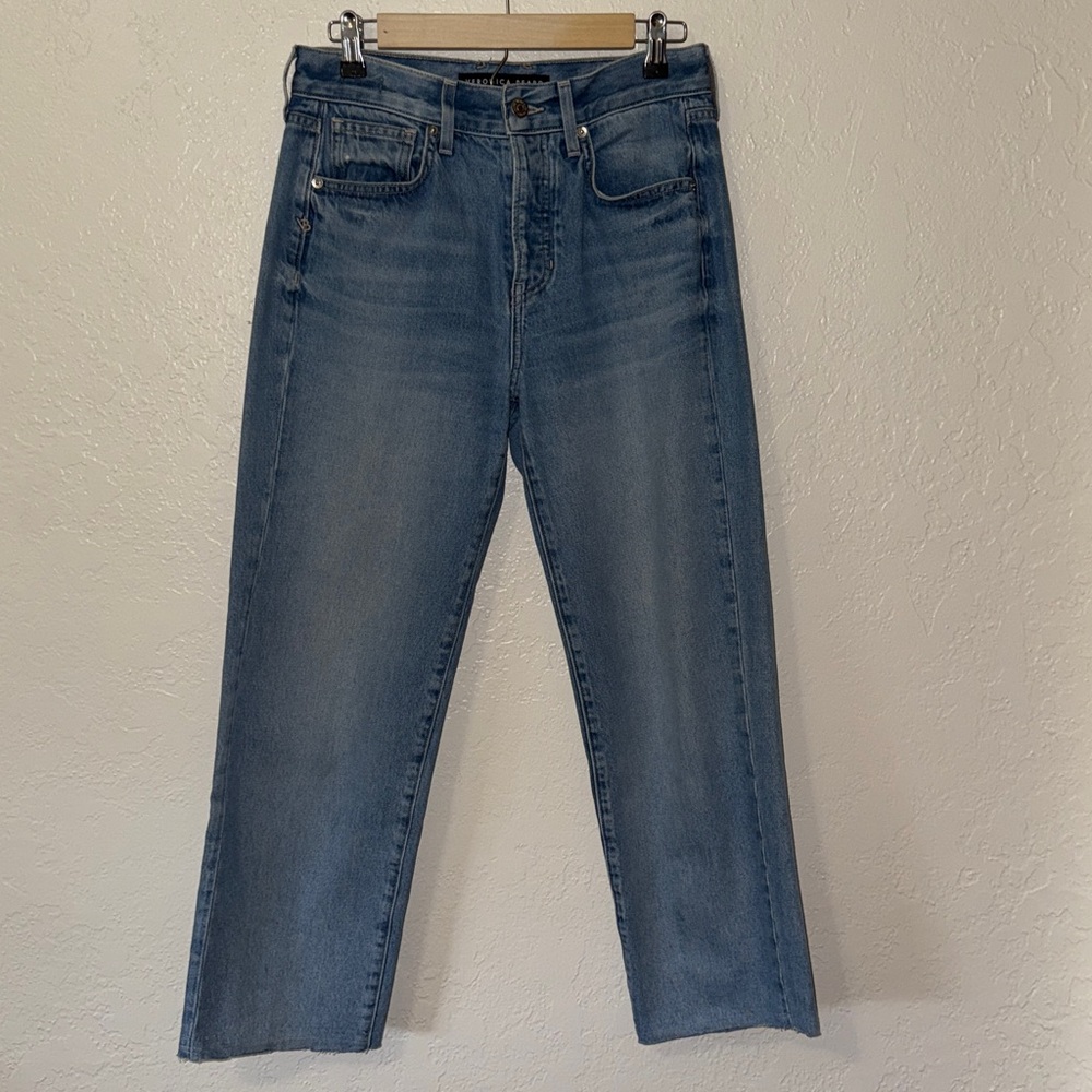 Veronica Beard Blake Light Blue Denim Jeans - Picture 2 of 7